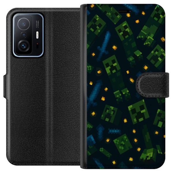 Xiaomi 11T Tegnebogsetui Minecraft Dungeons Mob
