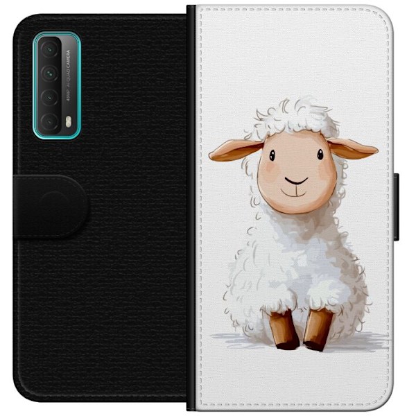 Huawei P smart 2021 Lompakkokotelo Suloinen Lammas - lasten ja