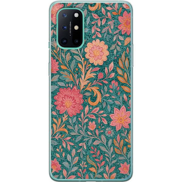 OnePlus 8T Gjennomsiktig deksel Floral Dream