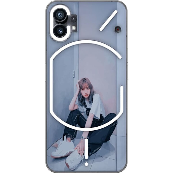 Nothing Phone (1) Läpinäkyvä kuori Lisa from Blackpink – K-pop Style Icon