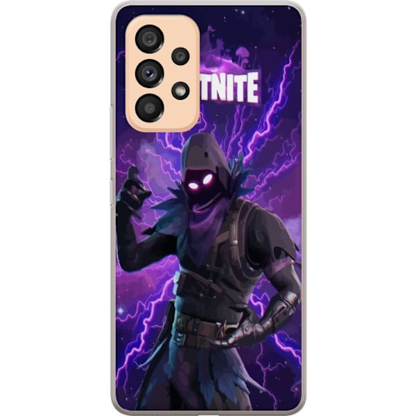 Samsung Galaxy A53 5G Läpinäkyvä kuori Fortnite Raven