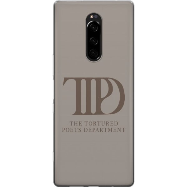 Sony Xperia 1 Gennemsigtig cover The Tortured Poets Department