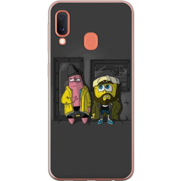 Samsung Galaxy A20e Gennemsigtig cover Spongebob