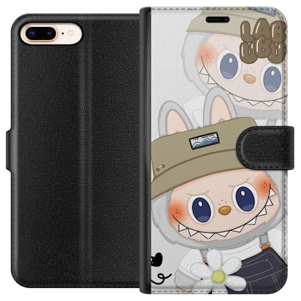 Apple iPhone 8 Plus Plånboksfodral Labubu Minimal Mood – En