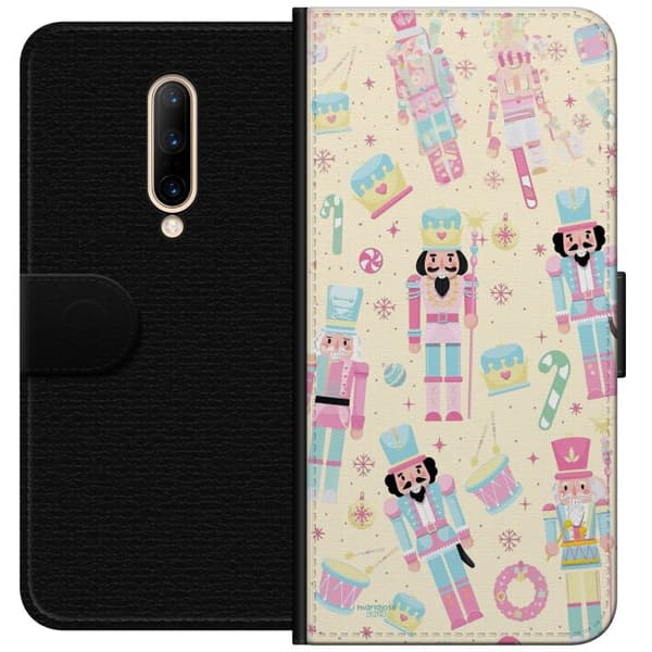 Kompatibel Tegnebogsetui til OnePlus 7 Pro Jul pink