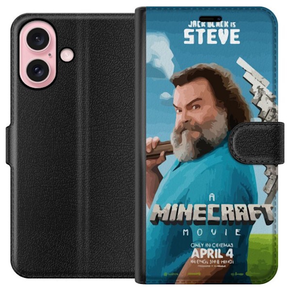 Apple iPhone 16 Lompakkokotelo Minecraft-elokuva