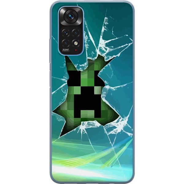 Xiaomi Redmi Note 11 Genomskinligt Skal Minecraft