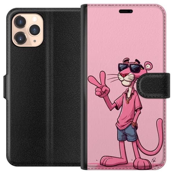 Kompatibel Tegnebogsetui til Apple iPhone 11 Pro Pink Panter Peace