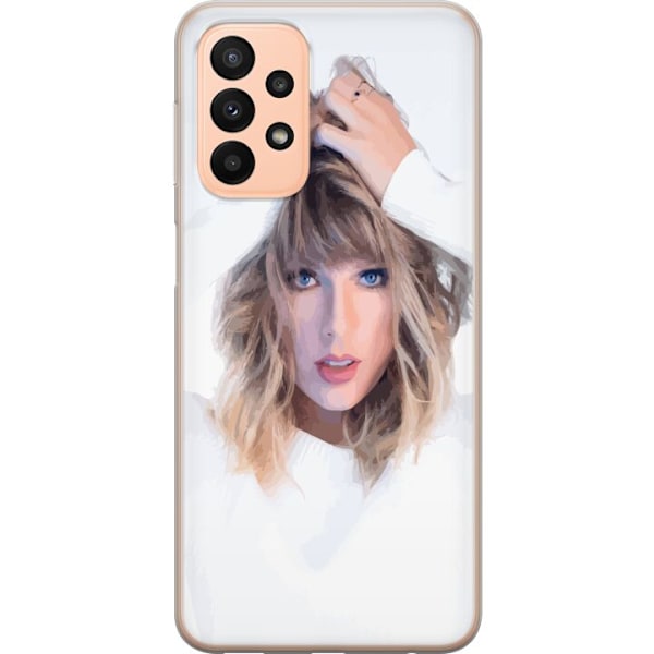 Samsung Galaxy A23 Läpinäkyvä kuori Taylor Swift