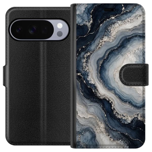 Kompatibelt Lommeboketui til Google Pixel 11 Pro XL Nattagat blå