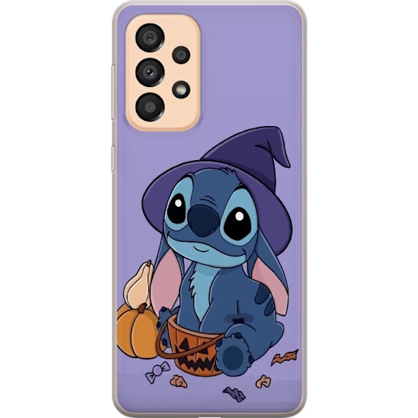 Samsung Galaxy A33 5G Läpinäkyvä kuori Stitch noita