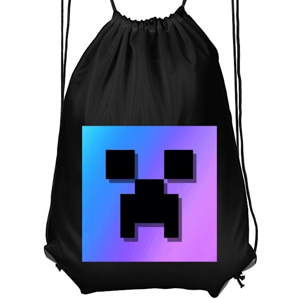 Jumppakassi | Kevyt Treenikassi Aikuisille Minecraft musta Aikuinen