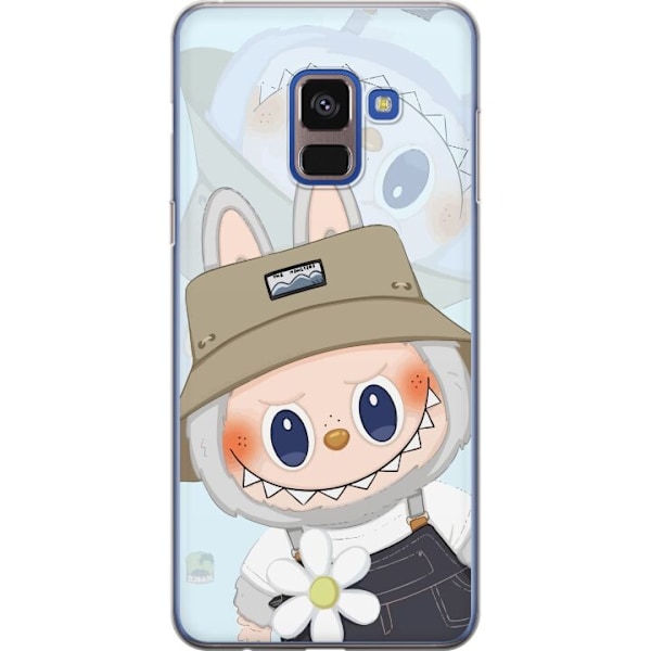 Samsung Galaxy A8 (2018) Gennemsigtig cover Labubu med hat - P