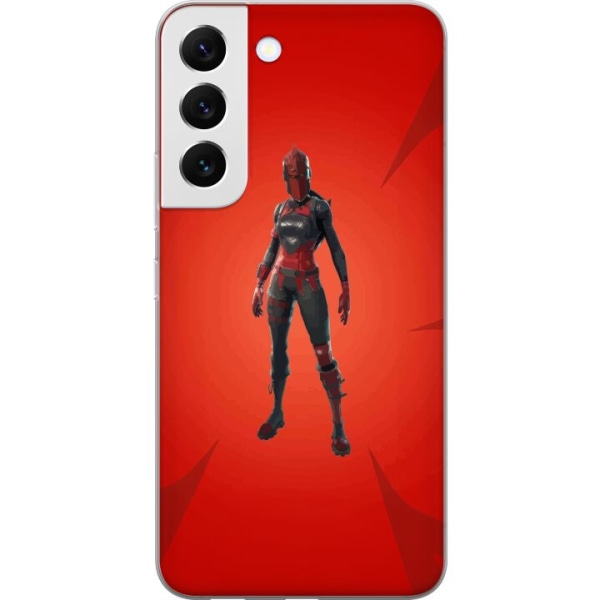 Samsung Galaxy S22 5G Genomskinligt Skal Fortnite - Red Knight