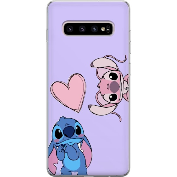 Samsung Galaxy S10+ Gjennomsiktig deksel Stitch Mode