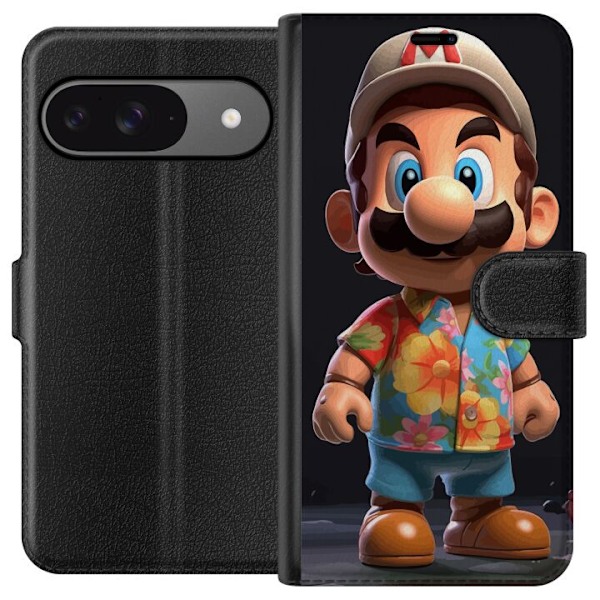 Google Pixel 9 Lompakkokotelo Super Mario