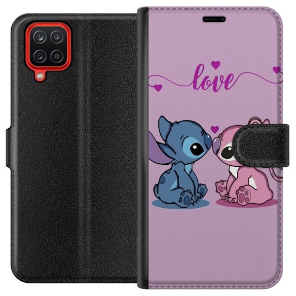 Samsung Galaxy A12 Plånboksfodral Lilo & Stitch – Angel Edi