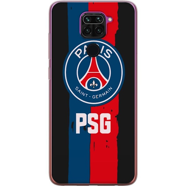 Xiaomi Redmi Note 9 Läpinäkyvä kuori Paris Saint-Germain F.