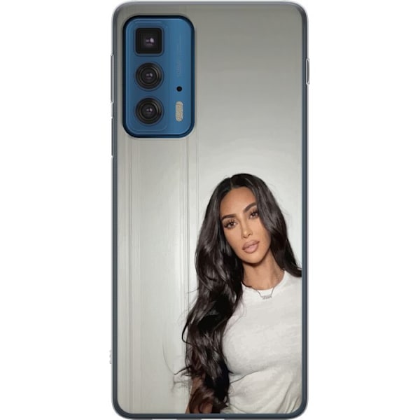 Motorola Edge 20 Pro Läpinäkyvä kuori Kim Kardashian – Iconic Style Collection