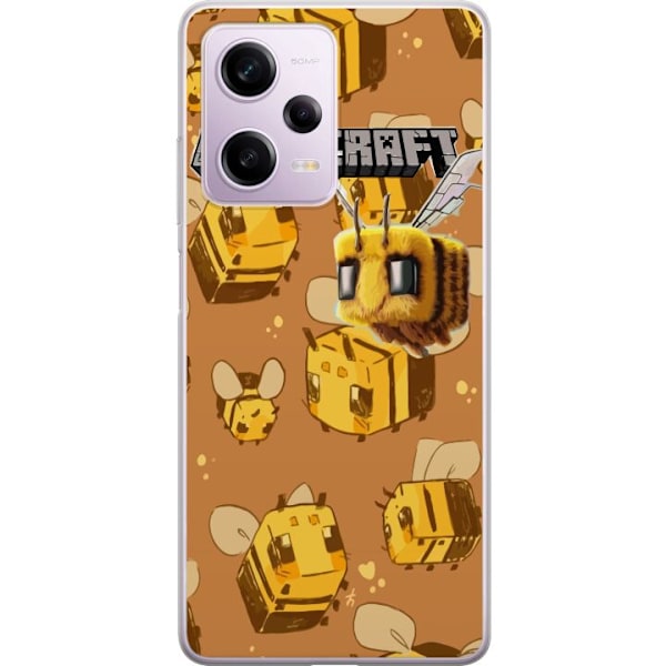 Xiaomi Redmi Note 12 Pro Genomskinligt Skal Minecraft Bi