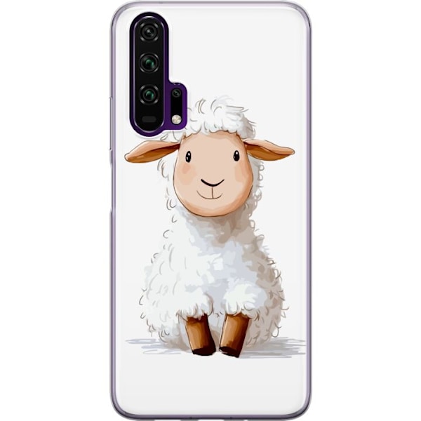 Honor 20 Pro  Gennemsigtig cover Sødt Lamm - tegneseriestil t