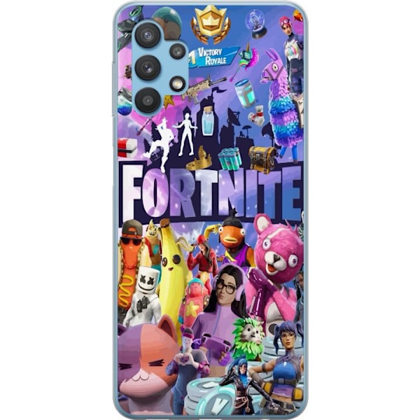 Samsung Galaxy A32 5G Läpinäkyvä kuori Fortnite Ryhmä