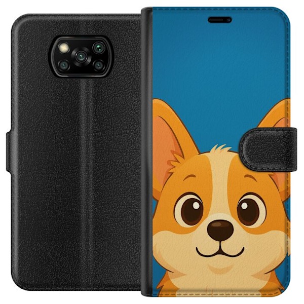 Xiaomi Poco X3 NFC Plånboksfodral Hello Corgi