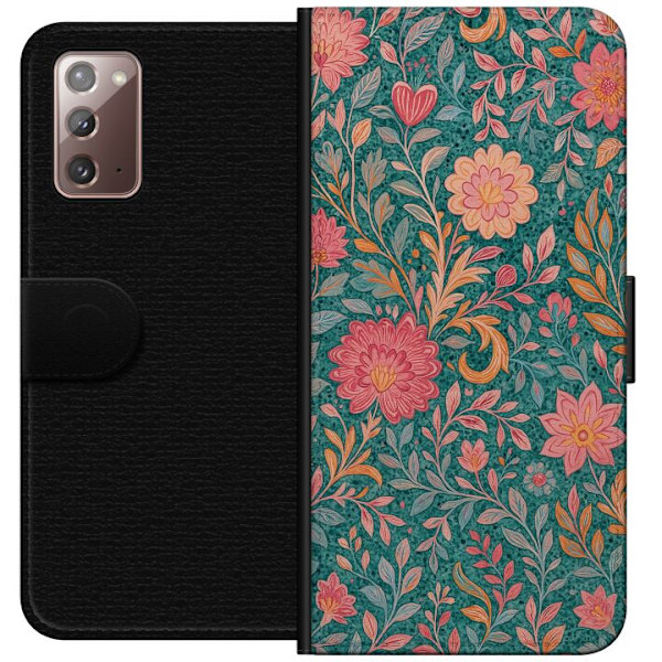 Samsung Galaxy Note20 Lommeboketui Floral Dream