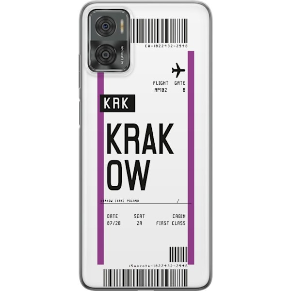 Motorola Moto E22i Gjennomsiktig deksel Krakow