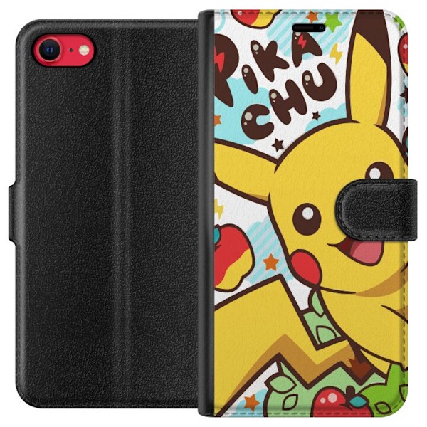 Apple iPhone 16e Lompakkokotelo Pikachu