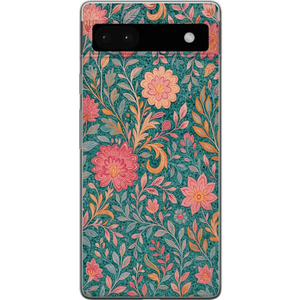 Google Pixel 6a Läpinäkyvä kuori Floral Dream