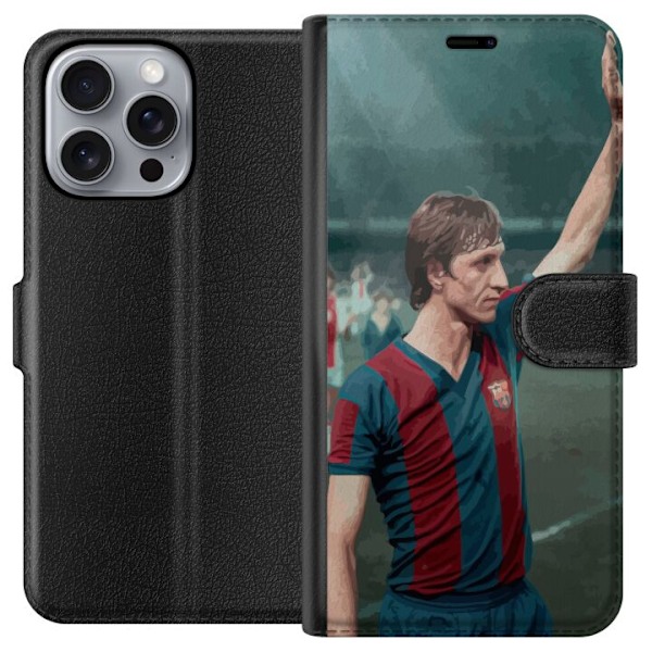 Apple iPhone 16 Pro Max Lommeboketui Cruijff (FC Barcelona)