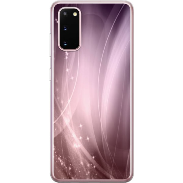 Samsung Galaxy S20 Gjennomsiktig deksel Lavendel Støv
