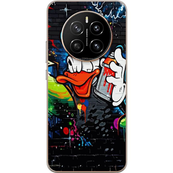 Honor Magic7 Läpinäkyvä kuori Kalle Anka Graffiti Disney Design Hauska Lasten Motiivi Väri Graafinen Suosittu Sarja Ikoninen Disney-hahmo