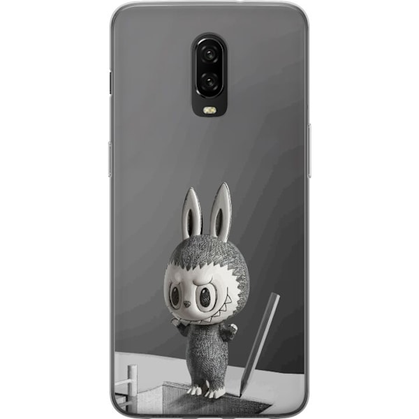OnePlus 6T Läpinäkyvä kuori Pop Mart MEGA LABUBU LABUBU Sketch 1000%