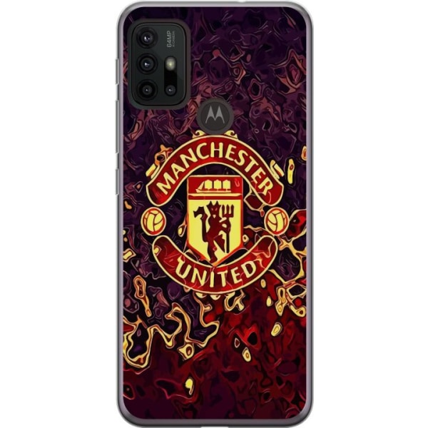 Motorola Moto G30 Genomskinligt Skal Manchester United