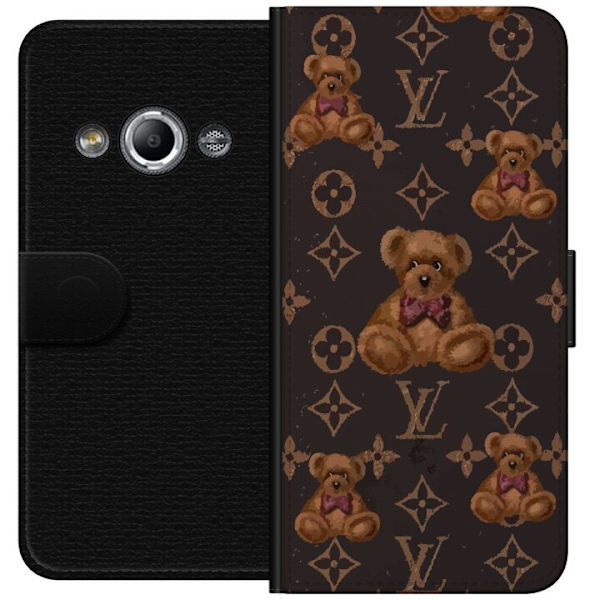 Samsung Galaxy Xcover 3 Tegnebogsetui Louis Vuitton Teddybjørn Mønster Luksus Mode Design Populært Motiv Mode Trend Luksuriøse Accessories