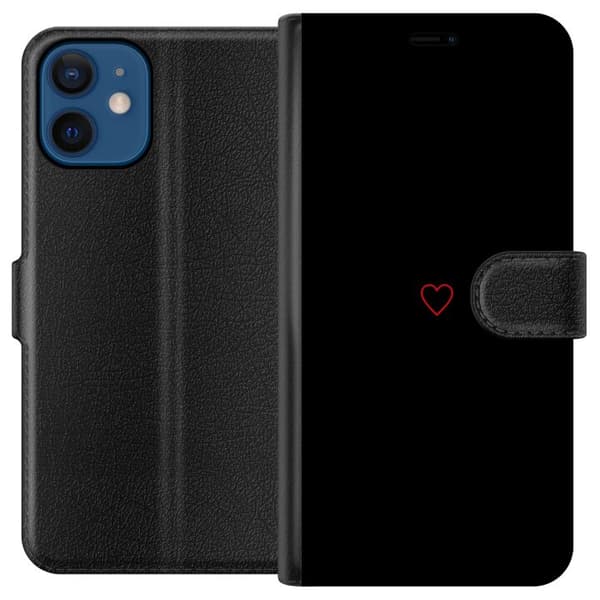 Yhteensopiva Lompakkokotelo Apple iPhone 12 Sydän