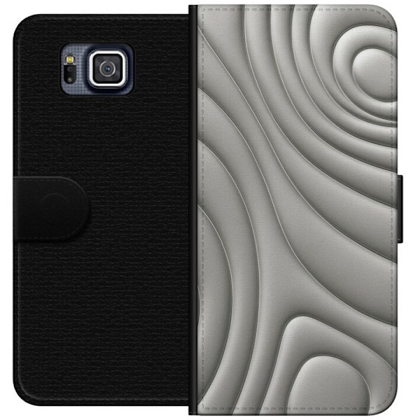 Samsung Galaxy Alpha Lompakkokotelo Hopea-aallot