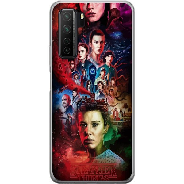 Huawei P40 lite 5G Genomskinligt Skal Stranger Things