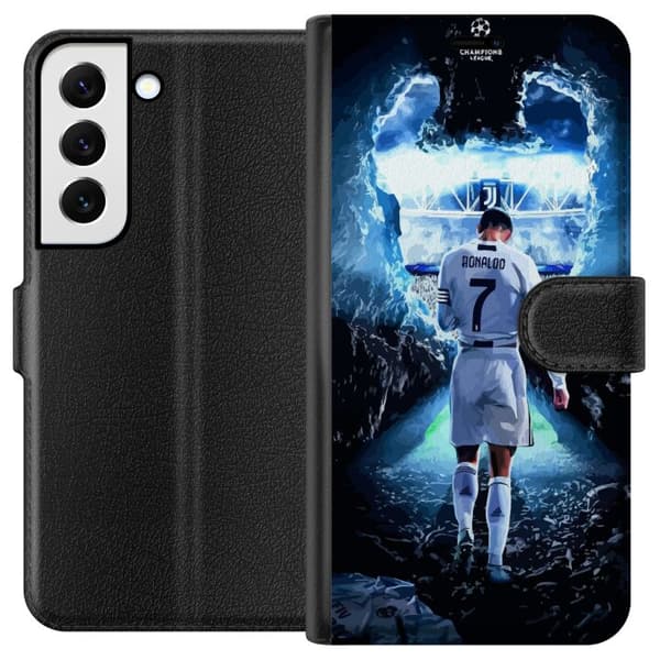 Kompatibelt Plånboksfodral till Samsung Galaxy S22 5G Ronaldo