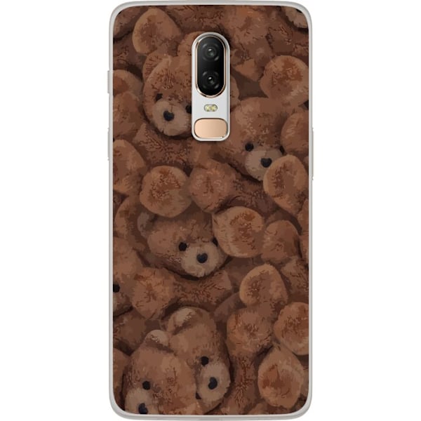 OnePlus 6 Gjennomsiktig deksel Teddy