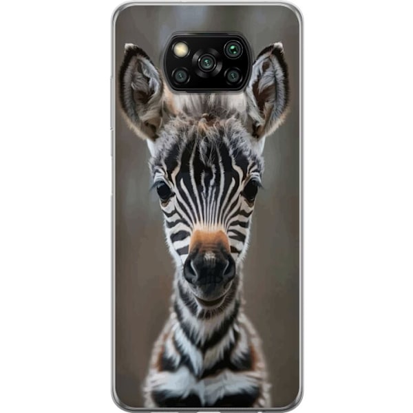 Xiaomi Poco X3 NFC Läpinäkyvä kuori Giraffi Eläinaihe Afrikka Luonto Graafinen Kuva Savanni Villieläimet Suosittu Seinätaide Eksoottinen Teema