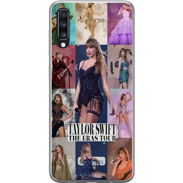 Samsung Galaxy A70 Gennemsigtig cover Taylor Swift