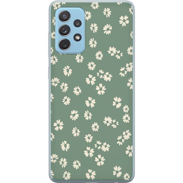 Samsung Galaxy A52 5G Genomskinligt Skal Blomsterdröm – färgglatt blommönster
