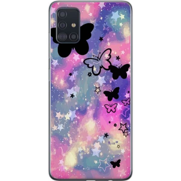 Kompatibel Mobilcover til Samsung Galaxy A51 sommerfugle