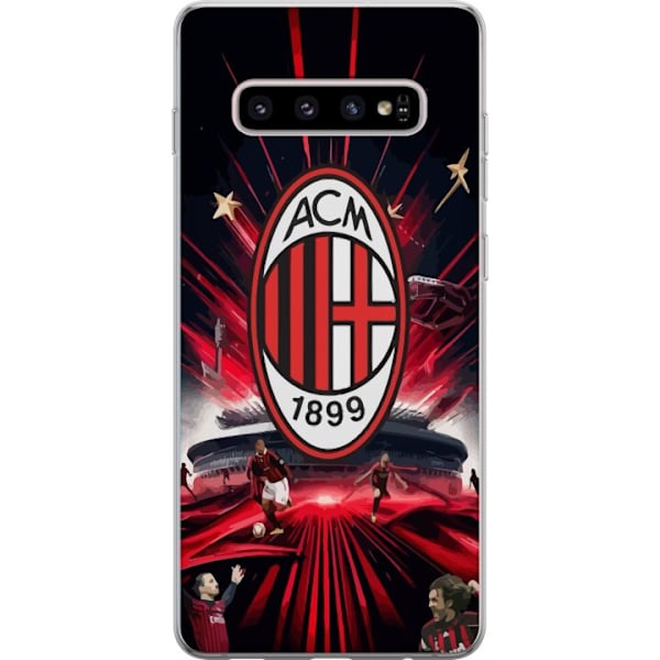 Samsung Galaxy S10+ Gjennomsiktig deksel AC Milan