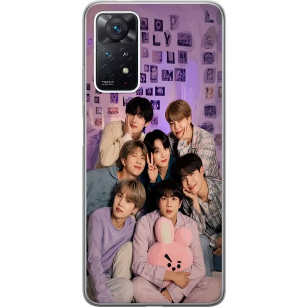 Kompatibelt Mobilskal till Xiaomi Redmi Note 11 Pro BTS lila