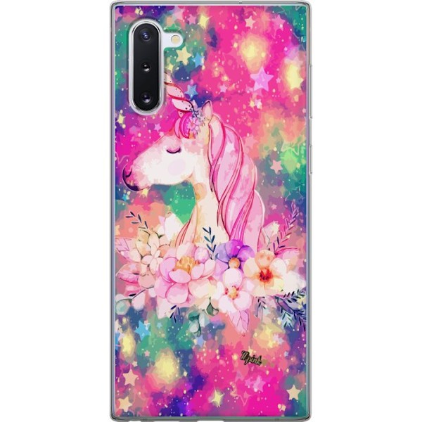 Samsung Galaxy Note10 Genomskinligt Skal Unicorn Enhörning