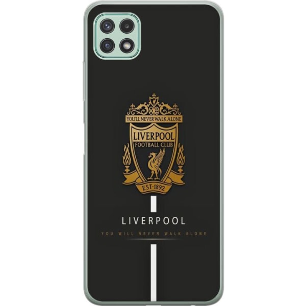 Samsung Galaxy A22 5G Läpinäkyvä kuori Liverpool L.F.C.